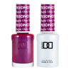 Picture of DND Gel Polish Set, Purple Collection, UV/LED Gel Polish and Air Dry Nail Lacquer, Matching Chip-Free Polish Duo, 703 Purple Glass, 0.5 Fl Oz