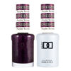 Picture of DND Gel Polish Set, Purple Collection, UV/LED Gel Polish and Air Dry Nail Lacquer, Matching Chip-Free Polish Duo, 674 Purple Scorpio, 0.5 Fl Oz