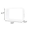 Picture of Clear Pouch Small, Clear Makeup Bag, 6.6"x2.3"x4.7" TSA Approved Toiletry Bag, Clear Travel Bags for Toiletries, Clear Cosmetic Bag for Women and Men Small-1 Pack All Clear