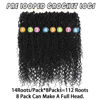 Picture of Col Bling Goddess Locs Crochet Hair 30 Inch, 8 Packs Faux Locs Crochet Hair Pre Looped for Women, Boho Crochet Locs with Curly Ends (30 Inch 1B)