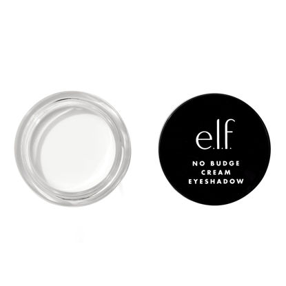 Picture of e.l.f. No Budge Cream Eyeshadow, 3-in-1 Eyeshadow, Primer & Liner With Crease-Resistant Color & Stay-Put Power, Vegan & Cruelty-Free, Wispy Cloud