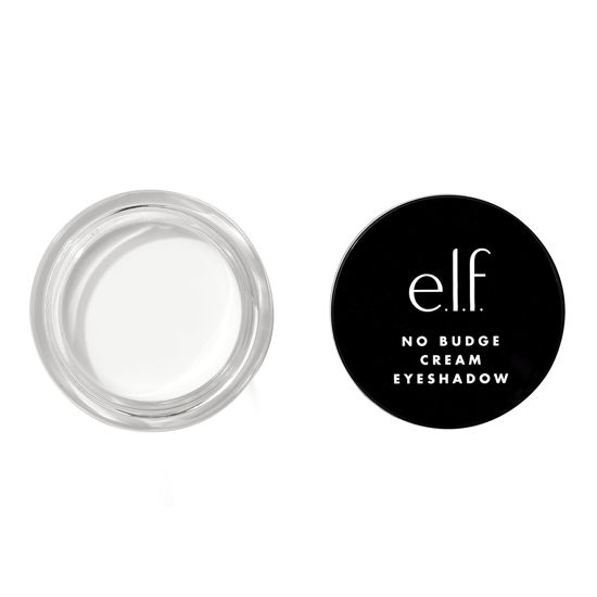 Picture of e.l.f. No Budge Cream Eyeshadow, 3-in-1 Eyeshadow, Primer & Liner With Crease-Resistant Color & Stay-Put Power, Vegan & Cruelty-Free, Wispy Cloud
