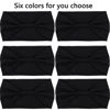 Picture of XTREND Hairbands, Wide Headbands For Women - Non Slip Fashion Stretch Headband, Boho Head Bands Women's Hair Thin Cloth Headbands Turban, Workout Hairband, Girls Headband, 6 Packs - Black