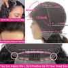 Picture of UNANCY Straight Lace Front Wigs Human Hair Pre Plucked Hairline Glueless 180% Density 13×4 HD Transparent Wigs for Women Human Hair with Baby Hair Natural Color (30 inch)