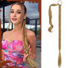 Picture of Sofeiyan Long Braid Ponytail Extension with Hair Tie Straight Sleek Wrap Around Hair Extensions Braid Pony Tail Fluffy Natural Soft Synthetic Hairpieces for Women Daily Wear, 34 inch