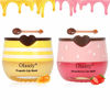 Picture of Deepmind 2 PCS Bee Lip Balm Lip Mask Honey Pot, Honey & Strawberry Lip Mask Propolis Moisturizing Lip Balm with Stick - Hydrating Prevention Dry and Cracked Lip Scrubs Exfoliato Lip Wrinkle Care