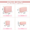 Picture of Waterproof Small Makeup Bag Pouch for Purse,Nylon Travel Toiletry Storage Bag Cute Preppy Cosmetic Bag for Women Girl,Waterproof Makeup Organizer Bag Skincare Bag Purse with Zipper(Small-Flamingo)