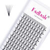 Picture of Lashes Extension Premade Volume 12D 0.07 D Curl 13mm Eyelash Extensions Premade Fans Lashes Pro Ponit Middle Stem Volume Lash Extensions (12D-0.07-D, 13mm)