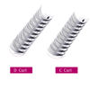 Picture of Lashes Extension Premade Volume 12D 0.07 D Curl 13mm Eyelash Extensions Premade Fans Lashes Pro Ponit Middle Stem Volume Lash Extensions (12D-0.07-D, 13mm)