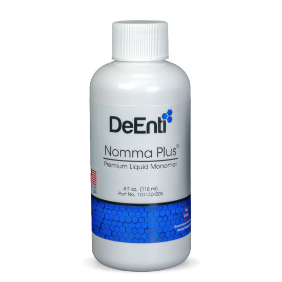 Picture of DeEnti Nomma Plus Professional Liquid Monomer, EMA Nail Liquid for Acrylic Powder, Non-Yellowing Monomer, 4oz Bottle, Professional Salon Quality Manicure and Pedicure Supplies
