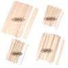 Picture of 1000Pcs Waxing Sticks - 4 Style Assorted Wood Wax Sticks for Body Face Hair Removal, Eyebrow Lip Nose Small Waxing Applicator Sticks, Wax Spatula Applicator Wooden Craft Sticks