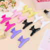Picture of BAHABY Hair Clips for Styling Sectioning 12 Pack Butterfly Clamps Hair Claw Clips Pro Salon Hair Clips for Styling, Sectioning, Cutting and Coloring, 6 Colors