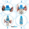 Picture of LeakLocks® Toiletry Skins™ Elastic Sleeve for Leak Proofing Travel Container in Luggage. For Standard and Travel Sized Toiletries. Reusable Accessory for Travel Bag Suitcase and Carry-on Luggage