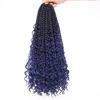 Picture of Beverlee Boho Box Braids 8 Packs Goddess Box Braids 18 Inch Bohemian Box Braids Crochet Hair Crochet Box Braids with Curly Ends Pre-looped Synthetic Crochet Hair for Black Women 23#