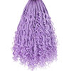 Picture of Beverlee 14 Inch Boho Box Braids 8 Packs Goddess Box Braids Crochet Hair Bohemian Hippie Braids Braiding Hair Box Braids with Curly Ends Messy Pre-looped Synthetic Crochet Hair for Women Light Purple#