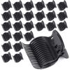 Picture of Tbestmax 24 Hot Roller Clips for Hair Curler Claw Clip Replacement Hair Section Styling for Women Girls Black