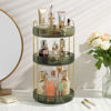 Picture of Rotating Makeup Organizer for Vanity, Skin Care Perfume Organizers Large Capacity, Bathroom Counter Organizer for Make Up Cosmetic Lipstick, Clear Spinning Organizer Perfume Holder (3 Tiers, Green)