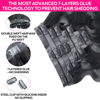 Picture of Pobokix Seamless Clip in Hair Extensions Human Hair Body Wave Human Hair Clip in Extensions 8Pcs PU Clip ins Remy Hair for Women Invisible Skin Weft 18Clips 120g 22inch Natural Black