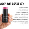 Picture of CCbeauty Pink Face Paint Stick,Face Painting Kit,Non Toxic SFX Makeup For Butterfly Halloween Costume Cosplay,Professional FX Body Paint For Adults,Full Coverage Painting Foundation With Makeup Sponge