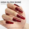 Picture of MelodySusie Jeweliver Cat Eye Gel Nail Polish, 0.5 Fl Oz Burgundy Red Glitter Holographic Magnetic Nail Polish with Magnet, UV Nail Polish for Nail Art Manicure Salon DIY at Home C3109