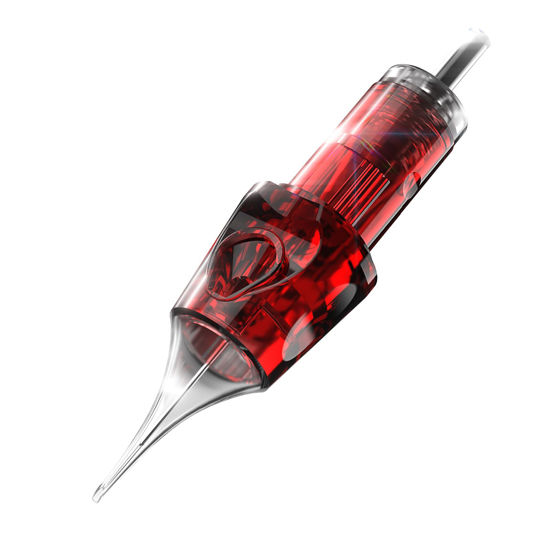 Picture of CNC 5RLT Tattoo Cartridges Needles #10 Bugpin 5 Round Liner Super Tight X-Taper Needle 20Pcs Disposable Cartridge with Membrane EN04X-20-1005RLT