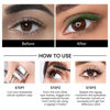 Picture of Colored Colorful Waterproof Mascara for Eyelashes Set,Blue White Black Brown Purple Long lasting Charming Voluminous Cruelty Free Vegan Eye Makeup (A-1Pc 4# Green, A)