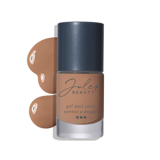Picture of Julep Quick-Dry Gel Nail Polish, Long Lasting, Air Dry Formula, No UV/LED Lamp Needed, Vegan, Chip-Resistant - Lovely Latte (Brown)