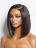 Picture of LUVME HAIR 10Inch Glueless Lace Front Bob Wig, 100% Human Hair, 13x5x1, Side Part, Straight, Modern, for Women