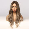 Picture of Esmee 24 Inch Ombre blonde Blonde Wig for Women Synthetic Wigs Long Natural Wave Heat Resistant Hair Wigs for Daily Party Cosplay