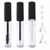Picture of 10ml Empty Mascara Tube, Eyeliner Tube and Lip Gloss Tubes, Black Eyelash Cream Container Bottle with Funnels Transfer Pipettes (3pcs)