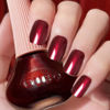 Picture of Major Dijit Quick Dry Nail Polish Pearl Wine Red Summer Nail Lacquer for Nail Art Regular Nail Polish 0.41 fl oz.