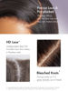 Picture of LUVME HAIR 14 Inch Light Yaki Straight Bob Wig Human Hair, Undetectable HD Lace Glueless Bob Wigs Human Hair Pre Plucked, Pre Cut Lace Wig Short Black Blunt Cut Bob Wigs 180 Density