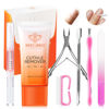 Picture of Modelones Cuticle Remover Kit - Cuticle Remover Cream & Cuticle Oil, Cuticle Care Kit w/Cuticle Trimmer Cuticle Pusher & Cuticle Nipper for DIY Nail Manicure, Removedor de Cuticula for Nail Care