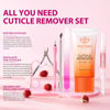 Picture of Modelones Cuticle Remover Kit - Cuticle Remover Cream & Cuticle Oil, Cuticle Care Kit w/Cuticle Trimmer Cuticle Pusher & Cuticle Nipper for DIY Nail Manicure, Removedor de Cuticula for Nail Care