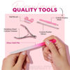 Picture of Modelones Cuticle Remover Kit - Cuticle Remover Cream & Cuticle Oil, Cuticle Care Kit w/Cuticle Trimmer Cuticle Pusher & Cuticle Nipper for DIY Nail Manicure, Removedor de Cuticula for Nail Care
