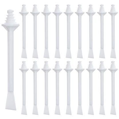Picture of Plastic Wax Applicator Sticks and Disposable Spatulas - 50 Pieces for Nostril Cleaning, Nose Hair Removal, and Waxing