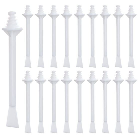 Picture of Plastic Wax Applicator Sticks and Disposable Spatulas - 50 Pieces for Nostril Cleaning, Nose Hair Removal, and Waxing