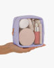 Picture of Pocmimut Mini Makeup Bag,Clear Makeup Bag Cute Travel Makeup Bag Pouch Purse Car Accessories for Women,Travel Essentials Organizers,Purple