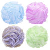 Picture of Tbestmax 4 Pack Bath Sponge Pouf Shower Loofah Body Scrubber Exfoliator, 60g/Piece - 4 Colors