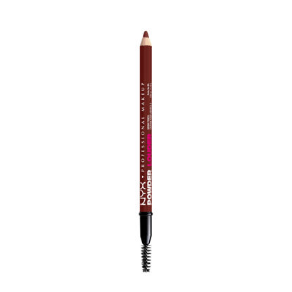 Picture of NYX PROFESSIONAL MAKEUP Brow Powder Louder Eyebrow Pencil, Brow Pencil with Buildable Volume For Up To 12HR Wear, Vegan Formula - Black Cherry