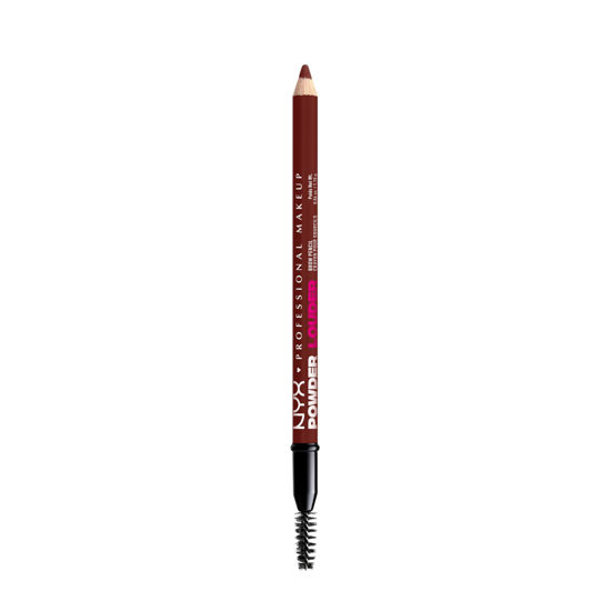 Picture of NYX PROFESSIONAL MAKEUP Brow Powder Louder Eyebrow Pencil, Brow Pencil with Buildable Volume For Up To 12HR Wear, Vegan Formula - Black Cherry