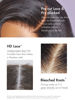 Picture of LUVME HAIR 12 Inch Light Yaki Loose Wave Wig Gorgeous Human Hair, Undetectable HD Lace Glueless Bob Wigs Human Hair Pre Plucked, Pre Cut Lace Wig Short Natural Black Wig