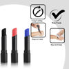 Picture of MEICOLY 3Pcs Royal Blue Black Red Face Body Paint Stick,Face Paint for Halloween SFX Devil Cosplay Makeup,Body Paint for Adults Kids,Waterproof Eye Black for Baseball/Football/Softball,Blue+Black+Red