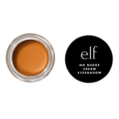 Picture of e.l.f. No Budge Cream Eyeshadow, 3-in-1 Eyeshadow, Primer & Liner With Crease-Resistant Color & Stay-Put Power, Vegan & Cruelty-Free, Golden Rays