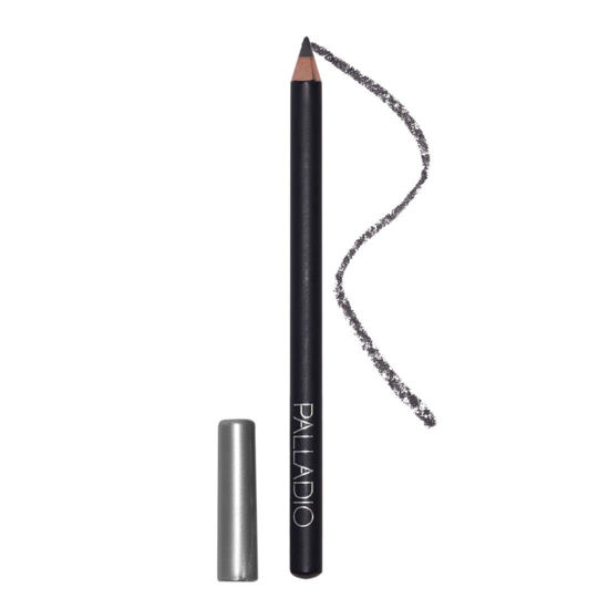Picture of Palladio Wooden Eyeliner Pencil, Thin Pencil Shape, Easy Application, Firm yet Smooth Formula, Perfectly Outlined Eyes, Contour and Line, Long Lasting, Rich Pigment, Charcoal