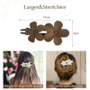 Picture of Yanibest 5 Pcs Flat Hair Clips - Stylish Lay Flat Claw Clips for All Hair Types,Multi-Styles Matte Non-slip Hair Clips for Women Girls Wedding Prom Party Hair Decorations