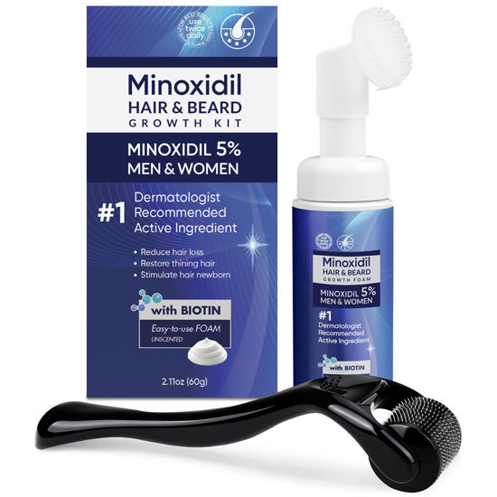 Picture of 5% Minoxidil Foam Kit, 5% Minoxidil for Men Foam, Minoxidil Foam for Women 60ml, Minoxidil for Women Hair Growth, Minoxidil Foam for Men Hair.