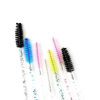 Picture of i-Laesh Crystal Mascara Wands Disposable, Eyebrow / Eyelash Brushes for Eyelash Extensions, Lashes Makeup Tool 100 Pcs（White）