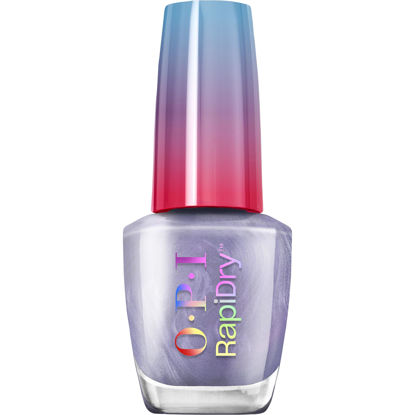 Picture of OPI RapiDry Stop, Drop n’ Whoa | Opaque Soft Gray Pearl Quick Dry Nail Polish | Vegan, Smudge Proof, Fast Drying