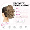 Picture of REECHO 9" Short Ponytail Extension, Classic Loose Curly Wavy Claw Clip Pony tails Hair Extensions HP001 Hairpieces for Women - Dark Blonde